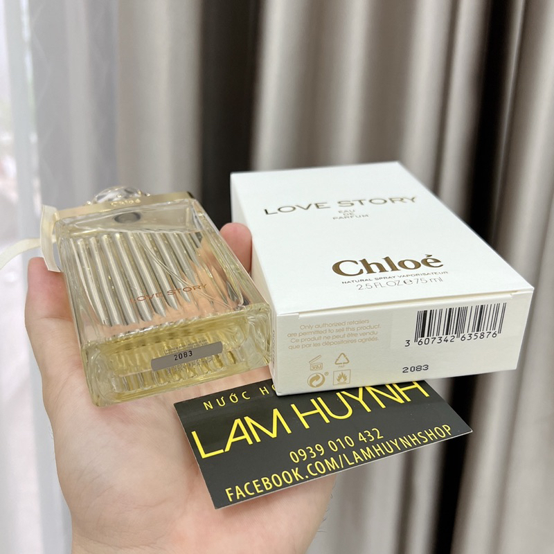 Nước hoa LOVE STORY CHLOE 5ml -10ml