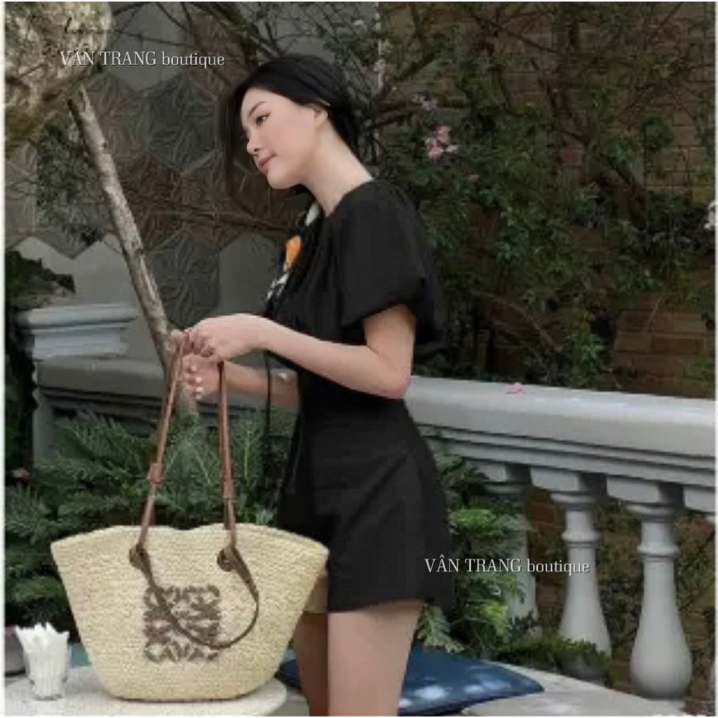 Jum xếp ly eo tay bồng thiết kế  thanh lịch nhẹ nhàng