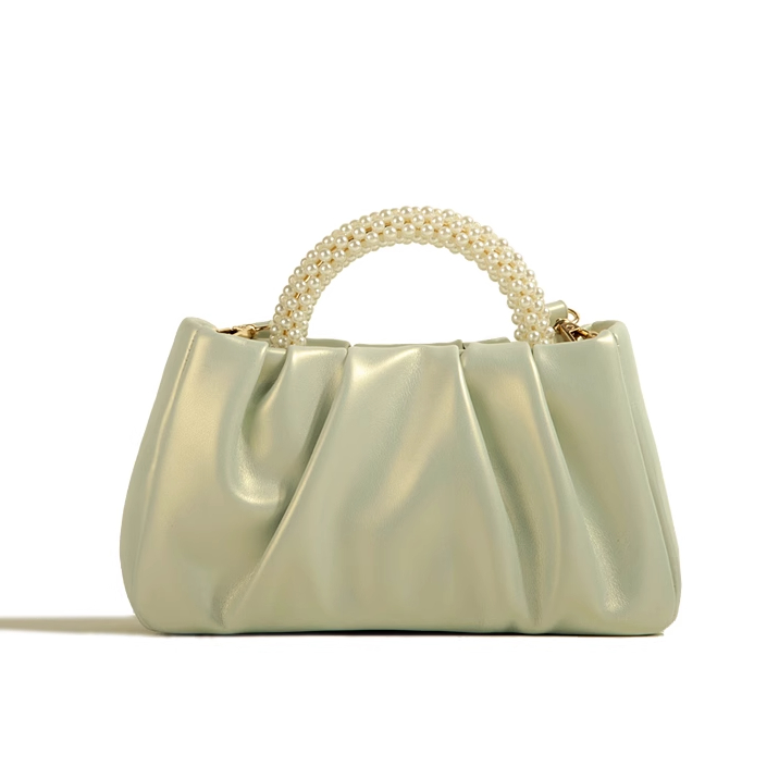 🌸Hàng Order🌸 Túi Xách Muzi&kai Chính Hãng Da Trơn Gấp Nếp Quai Xách Quai Da Đeo Sang Chảnh Nữ Tính 🌸Hàng Quảng Châu