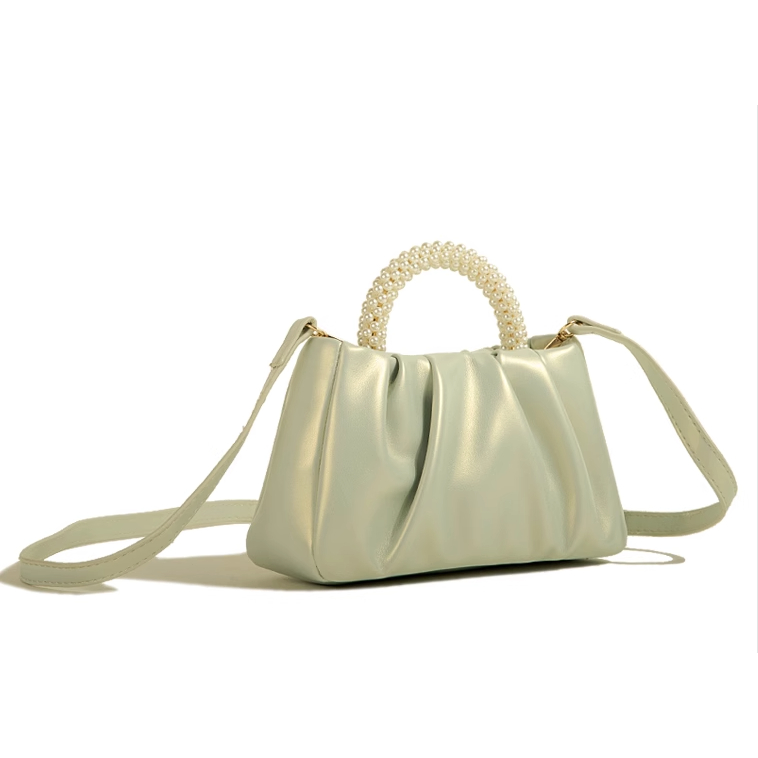 🌸Hàng Order🌸 Túi Xách Muzi&kai Chính Hãng Da Trơn Gấp Nếp Quai Xách Quai Da Đeo Sang Chảnh Nữ Tính 🌸Hàng Quảng Châu