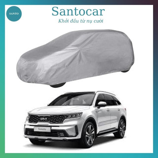 Bạt phủ xe ô tô Kia Sorento , bạt trùm xe Sorento , bạt che nắng xe ô tô vải dù - Santocar