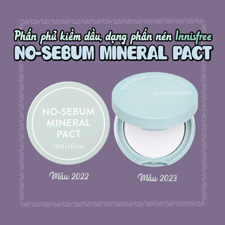 (Mẫu mới) Phấn nén cho da dầu Innisfree No Sebum Mineral Pact