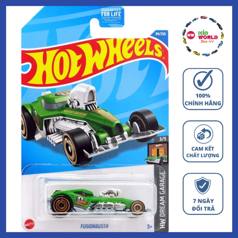 Xe mô hình Hot Wheels basic Fusionbusta HCX66, 40K.