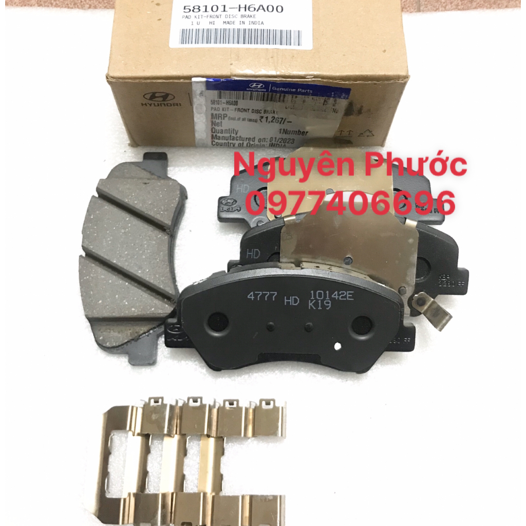 Má phanh / Bố thắng trước HYUNDAI ACCENT 11 - 2022/ K3 2014 - 2015 / CERATO 2016/ I20 MY12  /VELOSTER - Hàng chính hãng