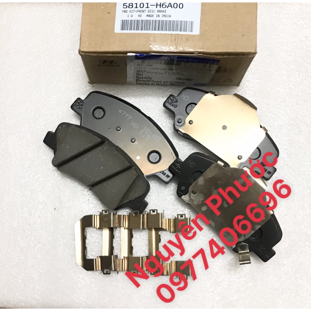Má phanh / Bố thắng trước HYUNDAI ACCENT 11 - 2022/ K3 2014 - 2015 / CERATO 2016/ I20 MY12  /VELOSTER - Hàng chính hãng