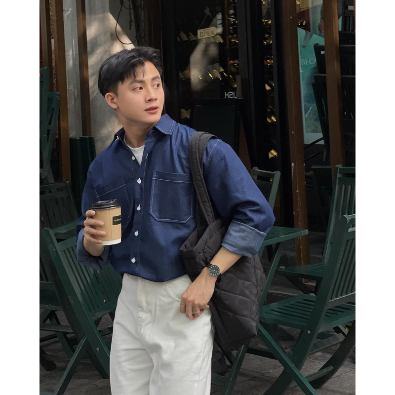 SƠ MI DENIM TAY DÀI - by ruych