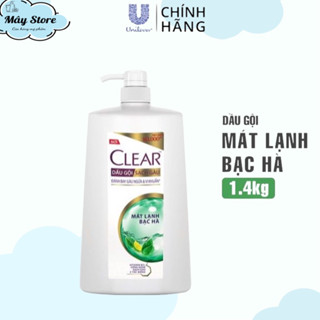  Dầu gội Clear sạch gàu mát lạnh 1.4kg 