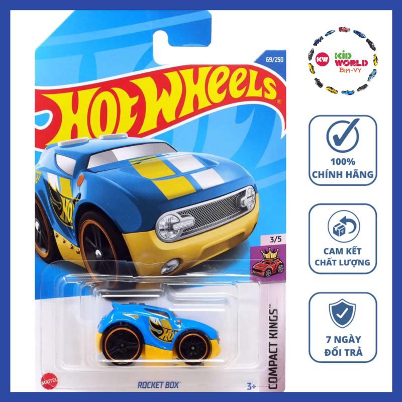 Xe mô hình Hot Wheels basic Rocket Box HCX07, 40K.