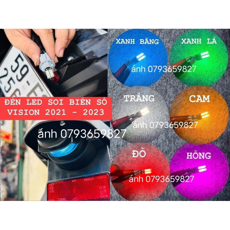 ĐÈN LED SOI BIỂN SỐ VISION 2021-2023