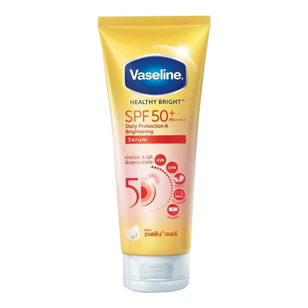 Sữa Dưỡng Thể Vaseline 10X Trắng Da, Mờ Thâm Đều Màu Da Vaseline Healthy Bright Gluta-Hya Serum Burst Lotion 330ml