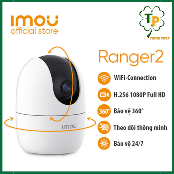 Camera Thông Minh IP Wifi  Imou Ranger 2 IPC- A42P 4.0MP| A22EP 2.0MP - Trong Nhà - Xoay 360 Độ