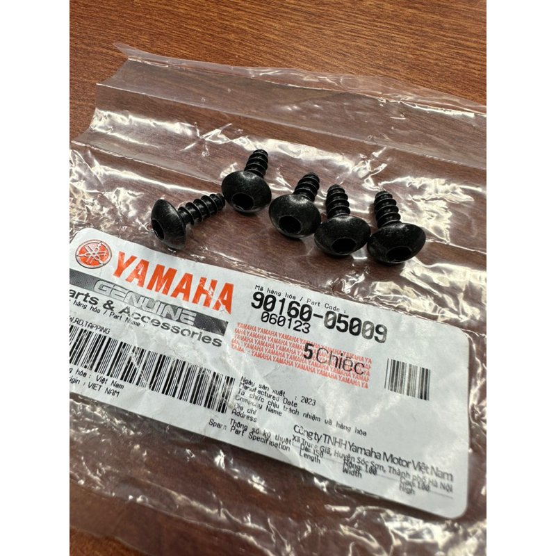 ỐC ÁO LỤC GIẮC YAMAHA CHO SPARK135i/ EXCITER135 2005-2010 EXCITER135LC 135 V1/ X1R YAMAHA MỚI & @CHÍNH HÃNG