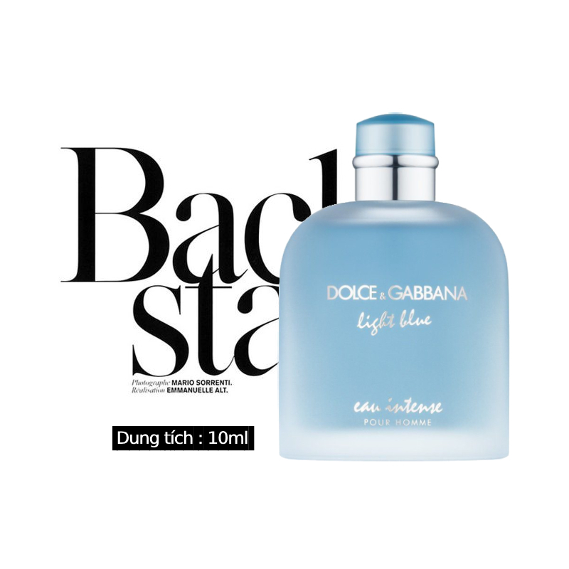 Nước Hoa Dolce & Gabbana Light Blue Eau Intense Pour Homme - 10ml