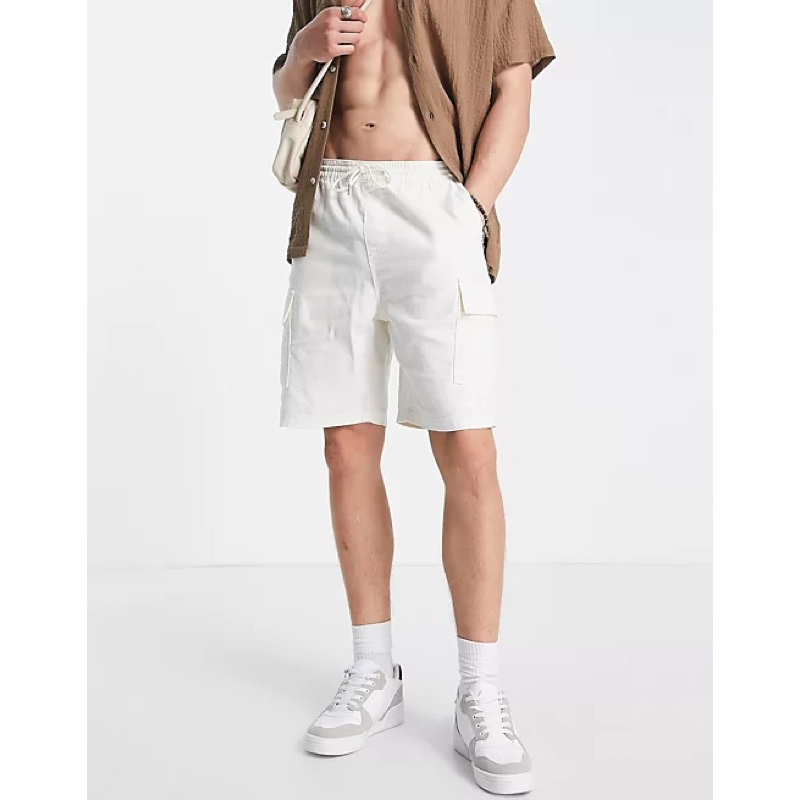 Quần short túi hộp unisex nam nữ xuất Hàn cao cấp - Cargo short