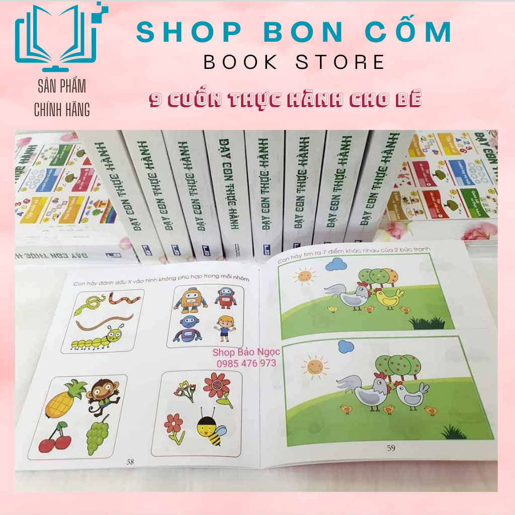 Combo 9 cuốn Dạy con thực hành