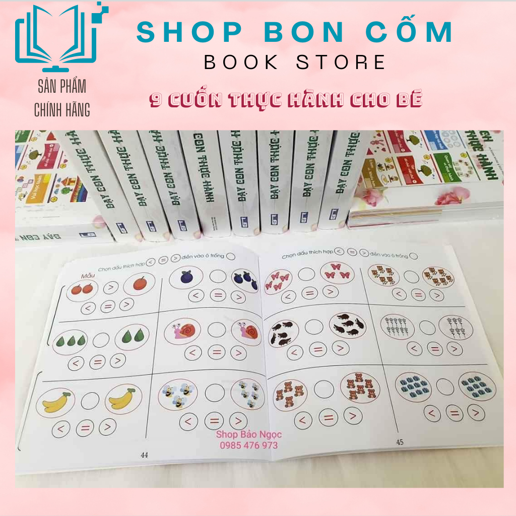 Combo 9 cuốn Dạy con thực hành