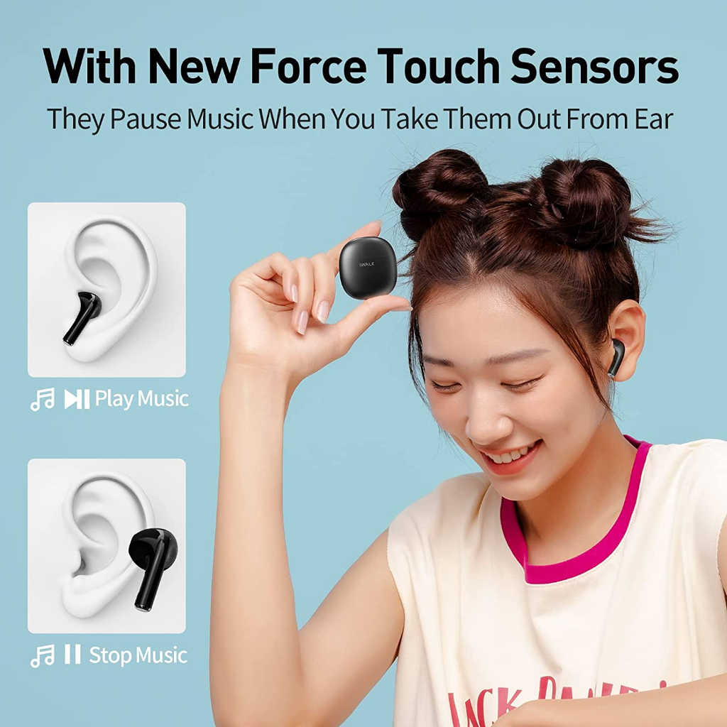 [Deal Sốc Không Bán] Tai nghe True Wireless iWalk AmourDuo Candy Bluetooth 5.2 - Hàng chính hãng