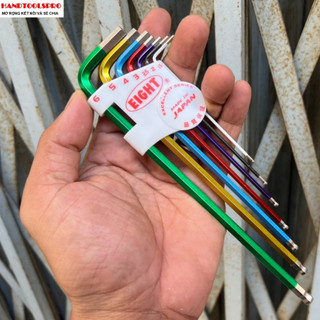 Bộ lục giác bi nhiều màu sắc nhật bản 7 chi tiết 1.5-6mm eight tlc-s7