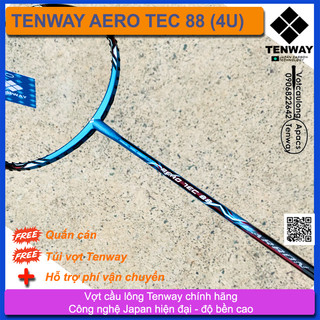 Vợt cầu lông Tenway Aero Tec 88 | Vợt 4U phù hợp đánh phong trào, rèn luyện sức khỏe