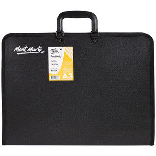 Túi Đựng Tranh Vẽ Portfolio Mont Marte MAXX0047 Màu Đen A3