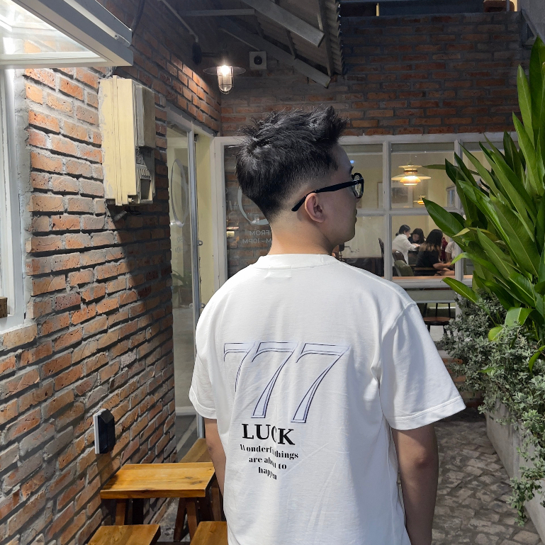 Áo thun 250GSM 777LUCK Form Boxy l Boxy Fit