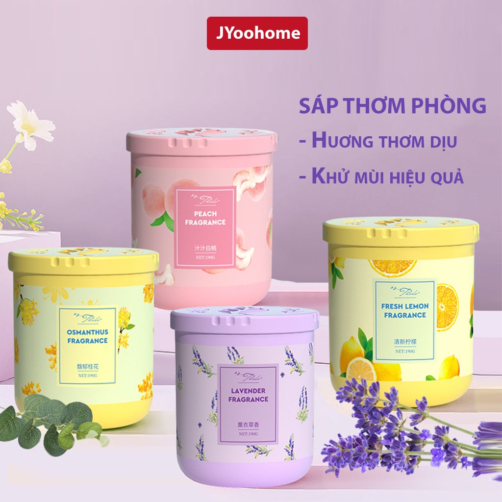 Sáp Thơm Phòng, Sáp Thơm Thalo Khử Mùi Phòng Tắm Nhà Vệ Sinh Toilet 4 Mùi Hương Dịu Nhẹ