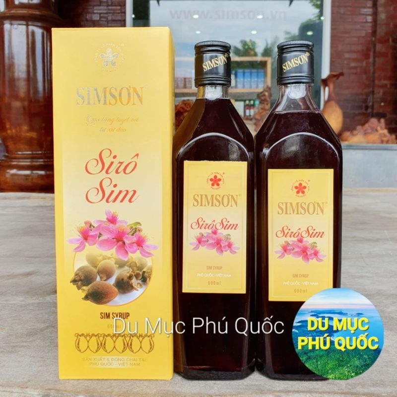 Siro Sim Phú Quốc - Sim Sơn chai 600ml