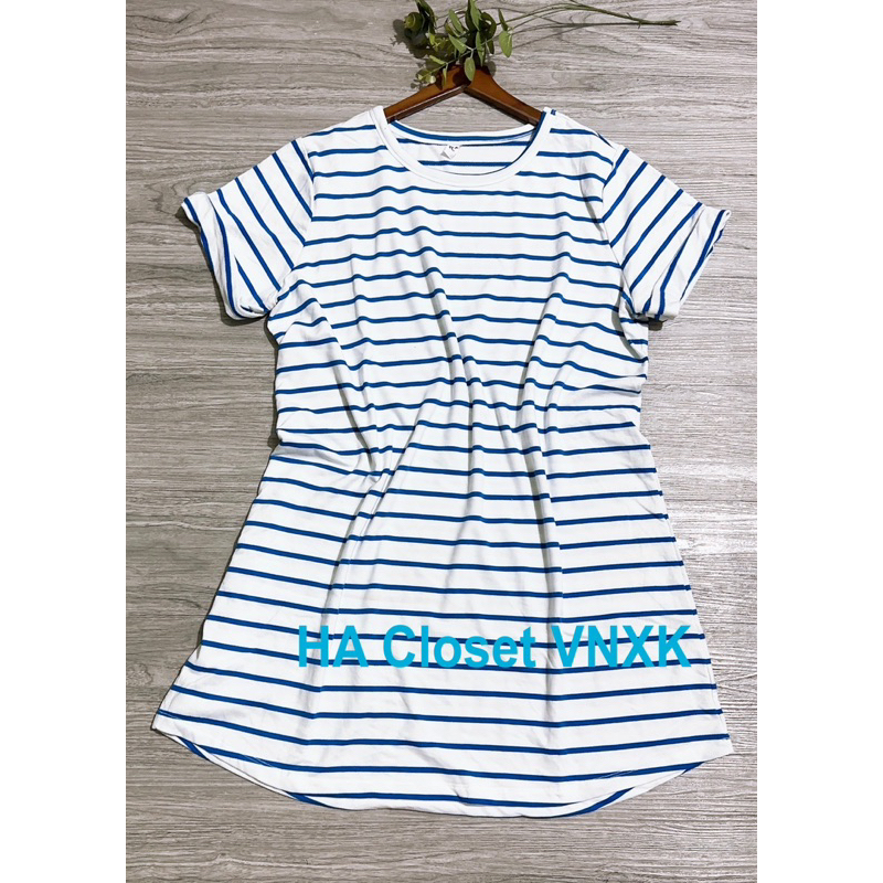 Đầm Thun Suông Kẻ Big Size Dư Xịn