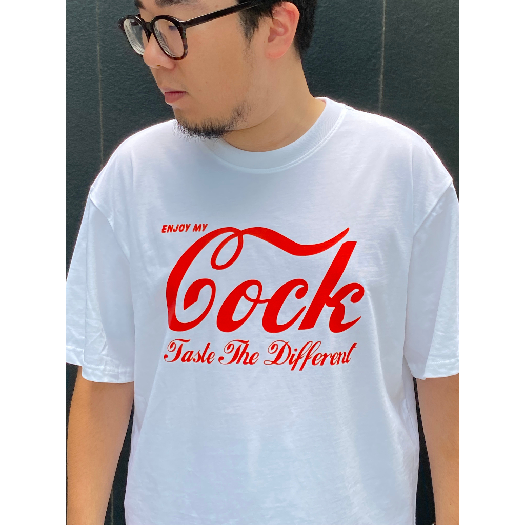 Áo phông Unisex Oversize Taste My Cốc - Côca Côla | Áo Vớ Vẩn | Cotton 230gsm 100%