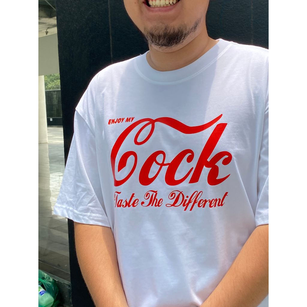 Áo phông Unisex Oversize Taste My Cốc - Côca Côla | Áo Vớ Vẩn | Cotton 230gsm 100%