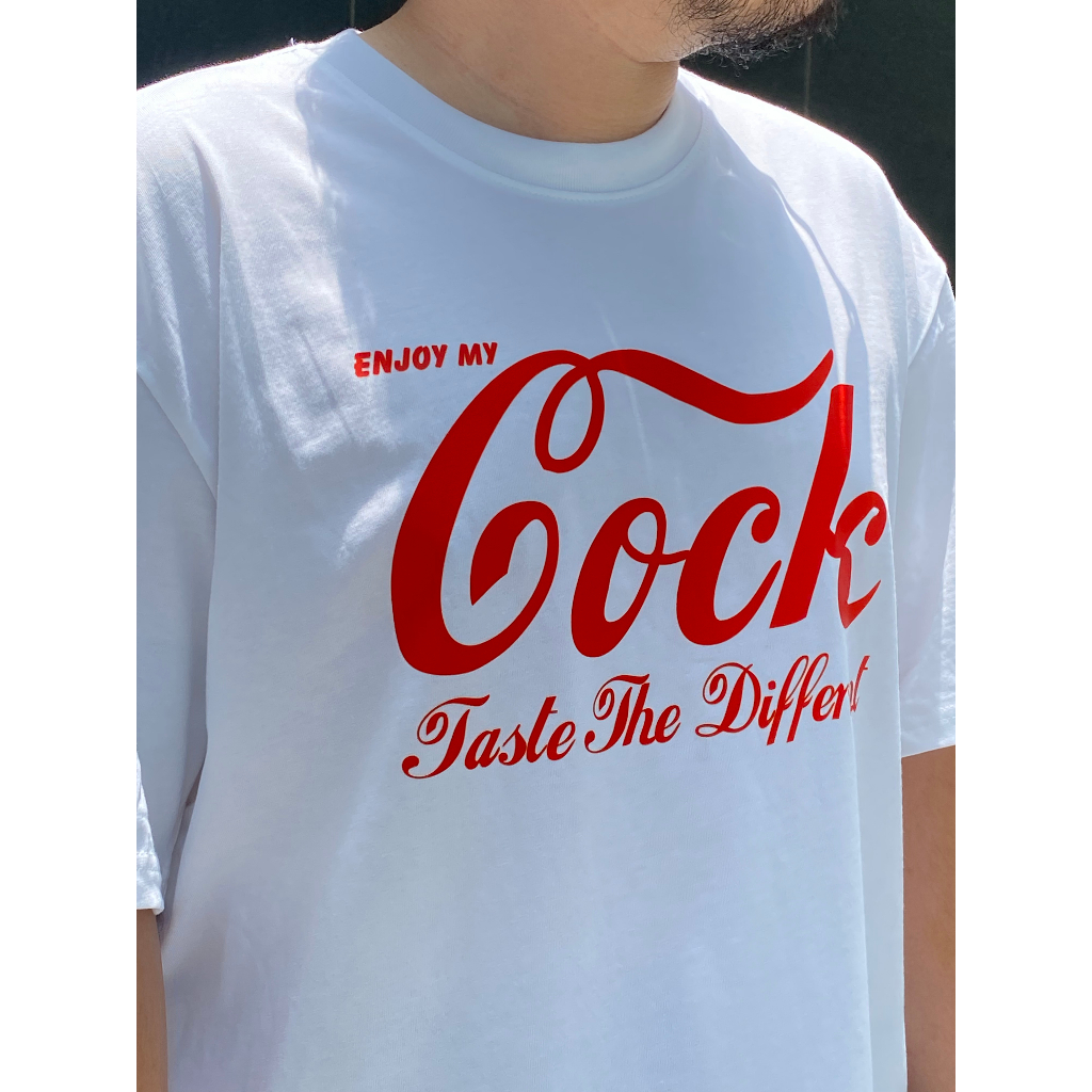 Áo phông Unisex Oversize Taste My Cốc - Côca Côla | Áo Vớ Vẩn | Cotton 230gsm 100%