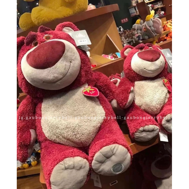 Gấu bông Lotso Bear ToyStory3 chính hãng Disney siêu thơm dâu