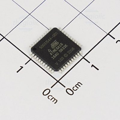 ATMEGA16-16AU, 8-Bit AVR Microcontroller, 16MHz, 16KB FLASH, 44-TQFP//61