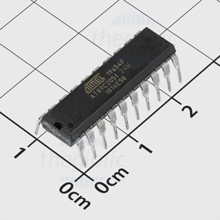 At89c2051-24pu, 8-bit 8051 microcontroller, 24mhz, 2kb flash, 20-dip//52