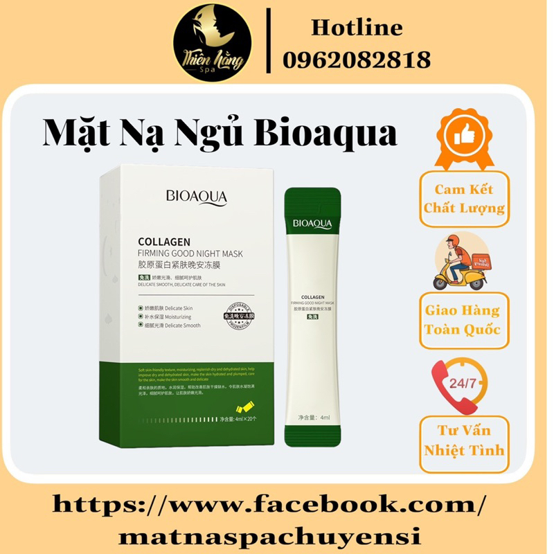 Mặt Nạ Ngũ Collagen Bioaqua Chính Hãng - Cấp Ẩm Dưỡng Mịn Da