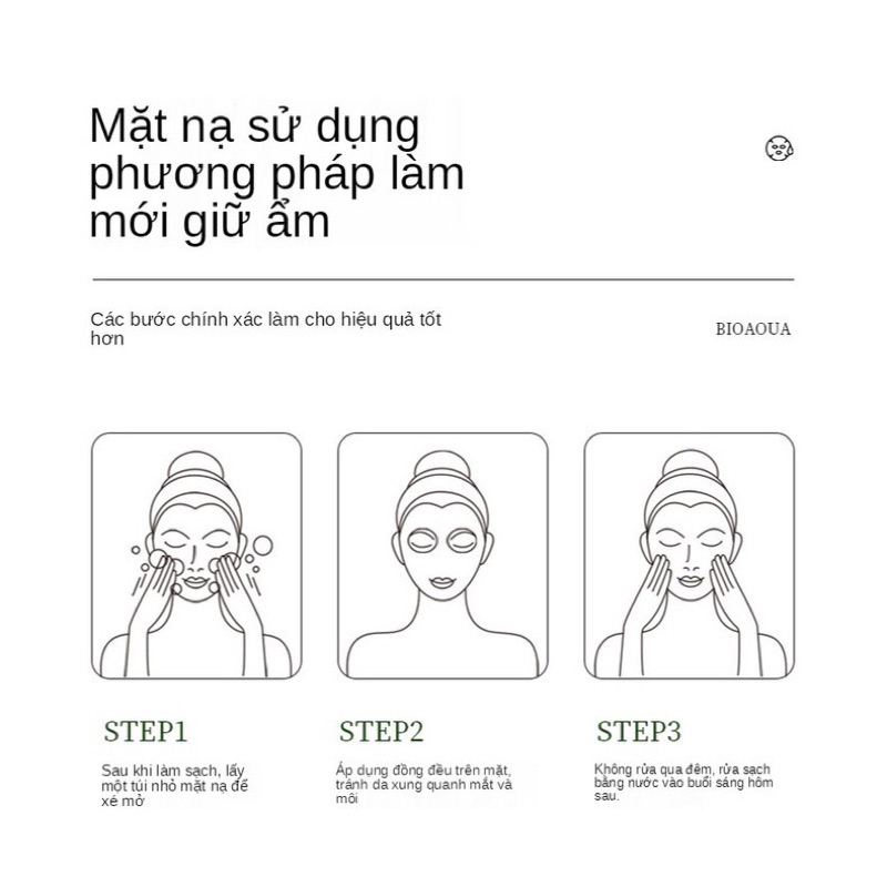 Mặt Nạ Ngũ Collagen Bioaqua Chính Hãng - Cấp Ẩm Dưỡng Mịn Da