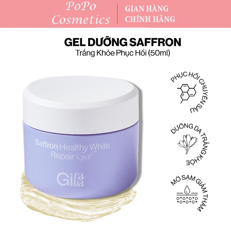 Kem dưỡng da GILAA SAFFRON TONE UP REPAIR CREAM - 50 ml