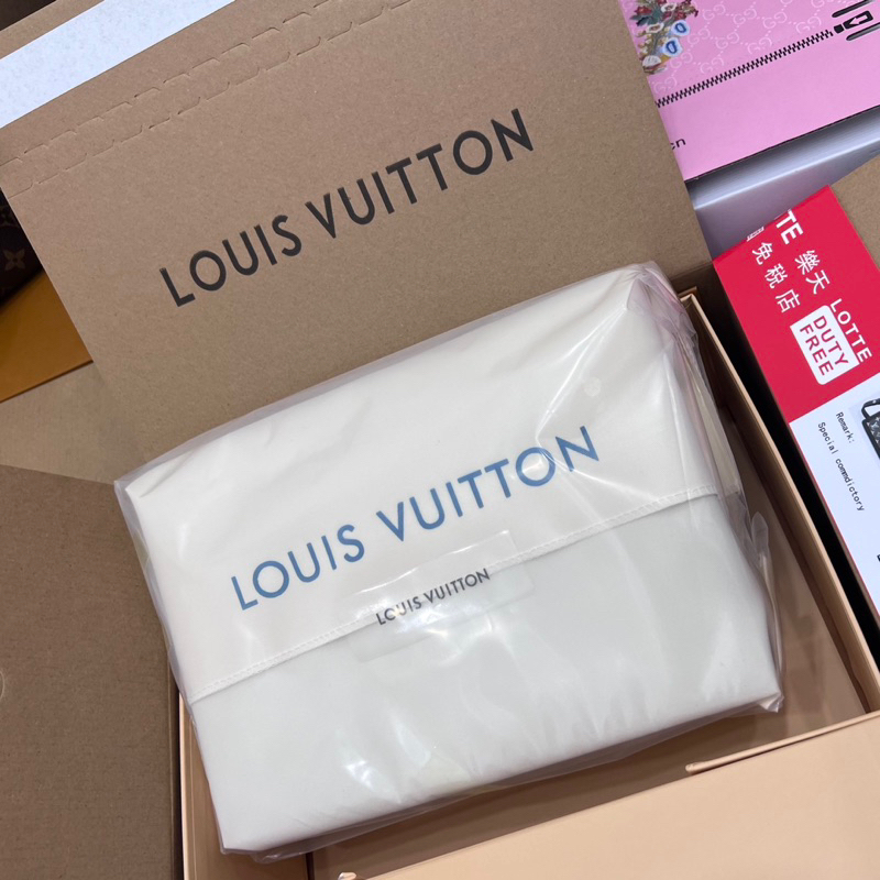 Túi đeo chéo đeo vai LV Dauphine MM denim hịn mịn full2box lót nhung đẹp W266-25