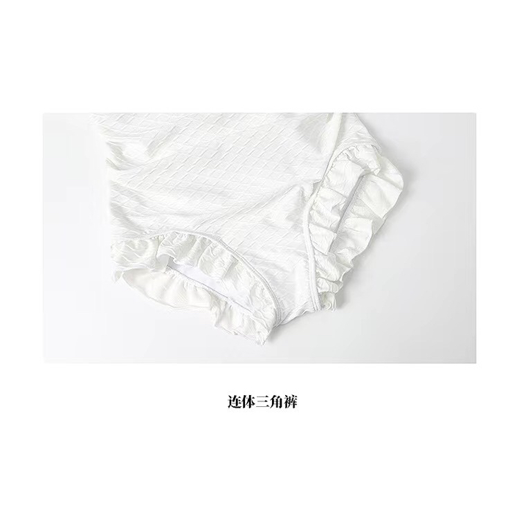 Bikini một mảnh dài tay xinh xắn, đồ bơi liền thân tay bồng dễ thương