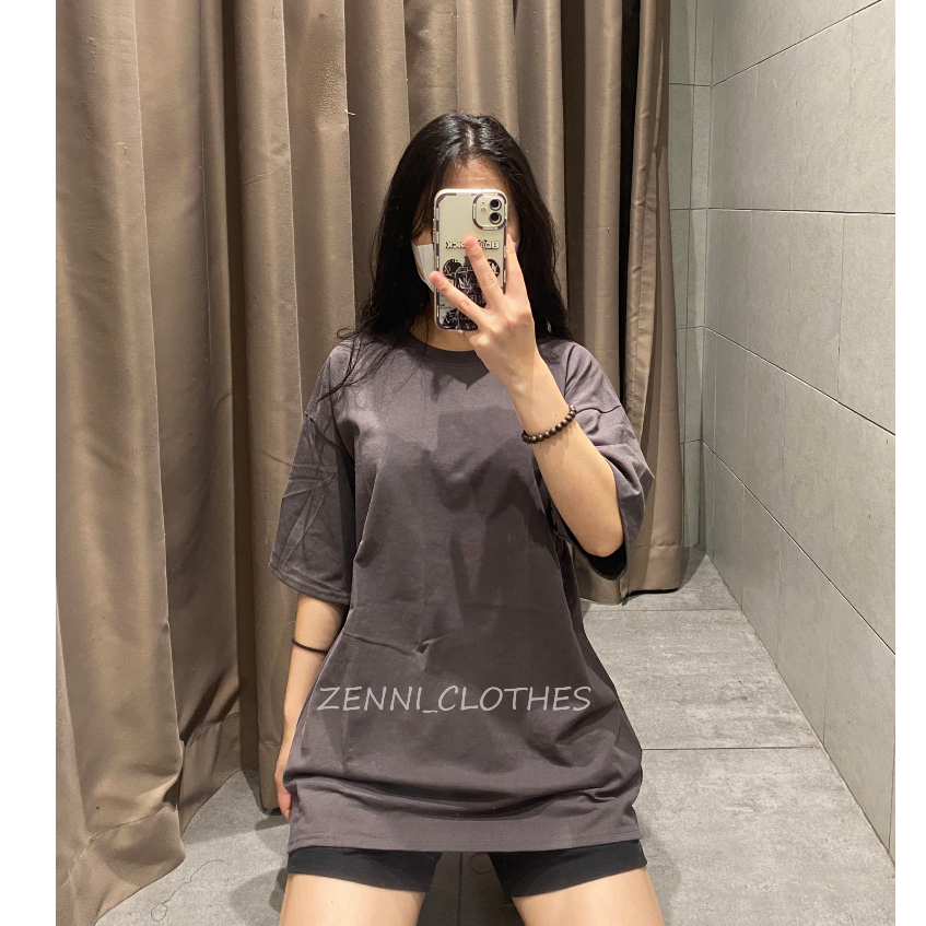 Áo Phông Trơn Tay Lỡ Form Rộng Unisex , Chất Cotton Khô