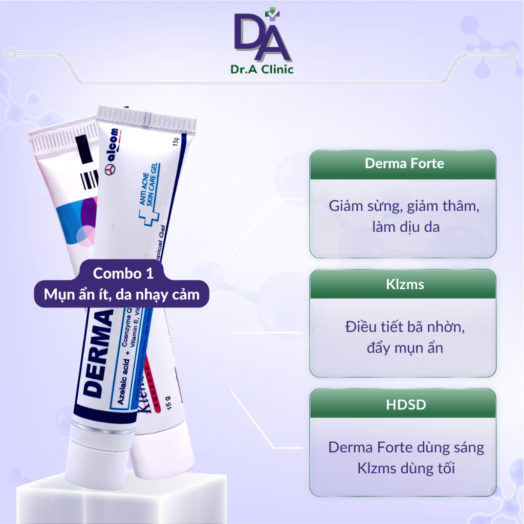 Giảm mụn chuyên sâu chính hãng Dr.A được khuyên dùng từ bác sĩ da liễu, biến hóa cho bạn làn da khỏe và đẹp