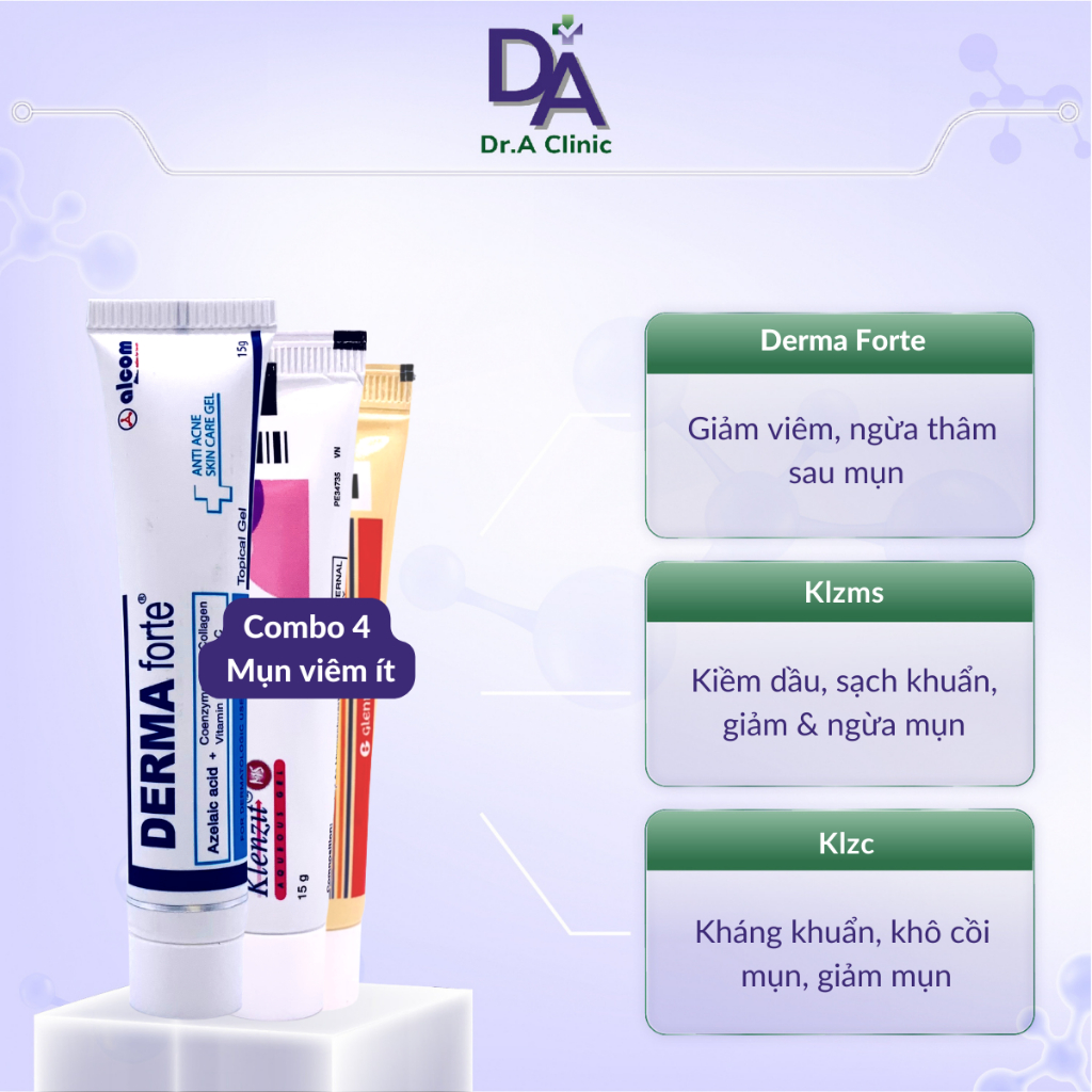 Giảm mụn chuyên sâu chính hãng Dr.A được khuyên dùng từ bác sĩ da liễu, biến hóa cho bạn làn da khỏe và đẹp