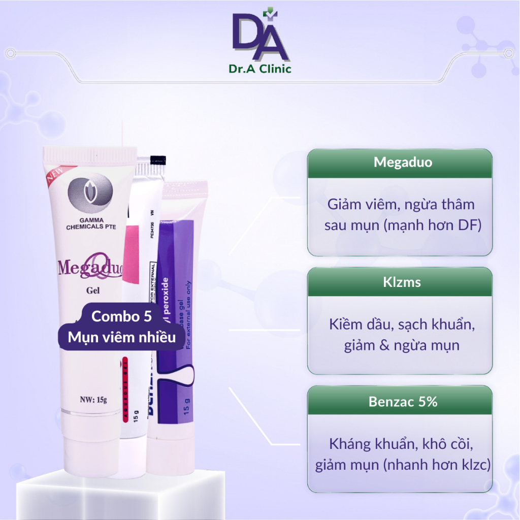 Giảm mụn chuyên sâu chính hãng Dr.A được khuyên dùng từ bác sĩ da liễu, biến hóa cho bạn làn da khỏe và đẹp