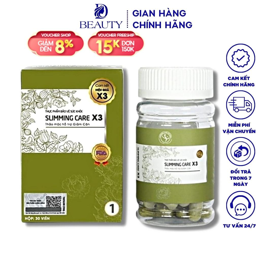 Trà Thảo Mộc Giảm Cân Slimming Care X3 Chính Hãng Giúp Đào Thải Mỡ Thừa, Giảm Cân Nhanh Chóng