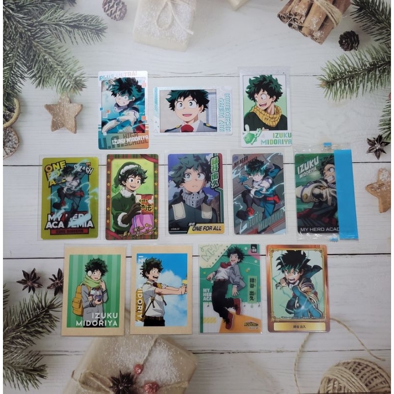 [chú cá Vàng màu Tím] [Hàng sẵn] Card Metal, Snap, Pola, Clear card Izuku Midoriya - MHA/My Hero Aca