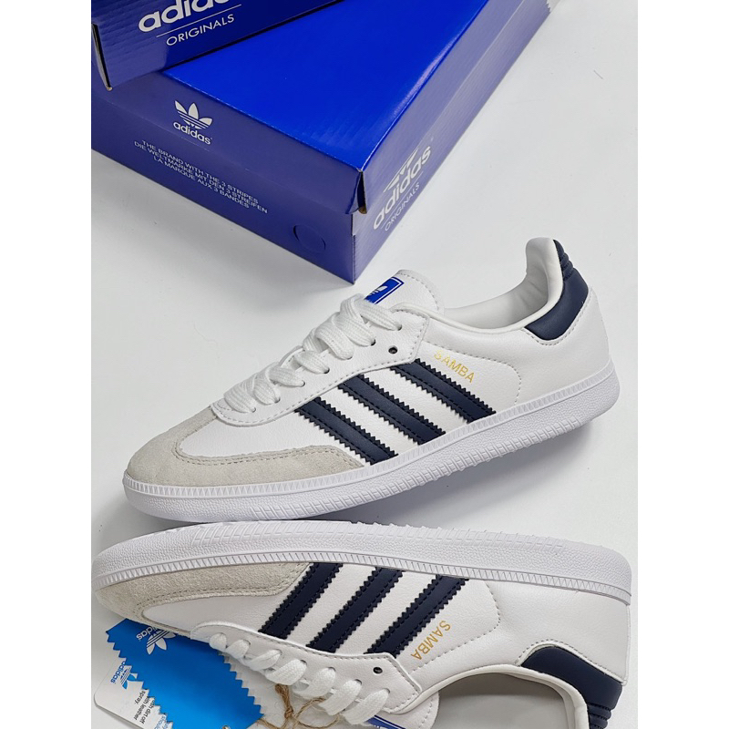 JDK STORE_Giày Sneaker Samba OG White Navy