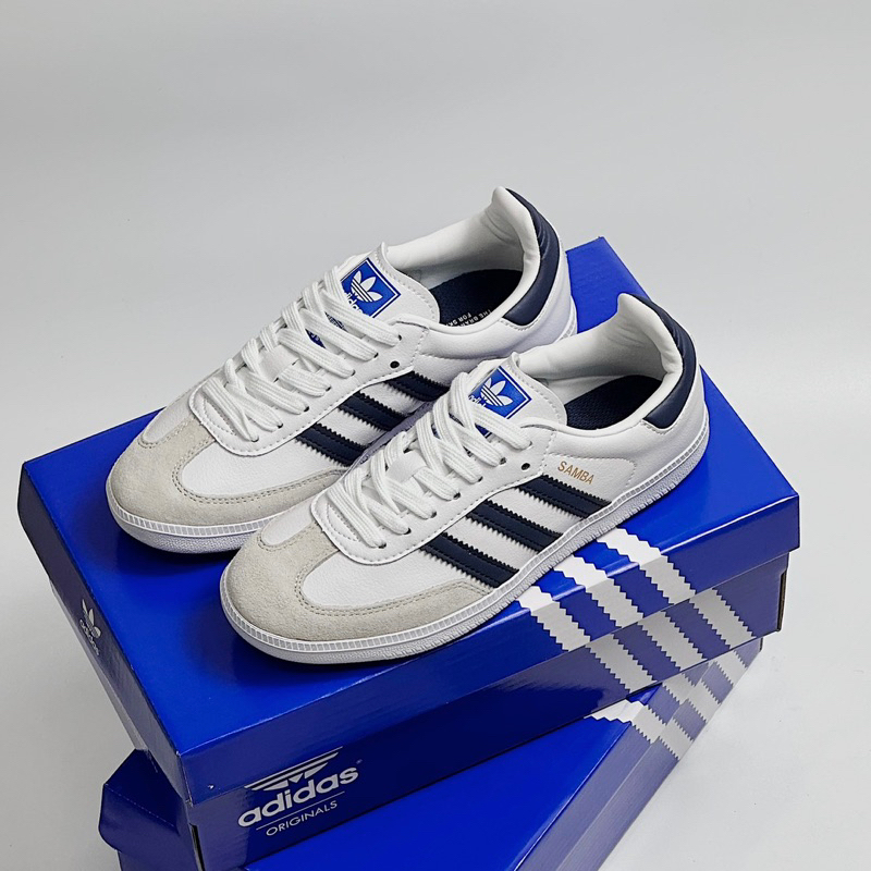 JDK STORE_Giày Sneaker Samba OG White Navy