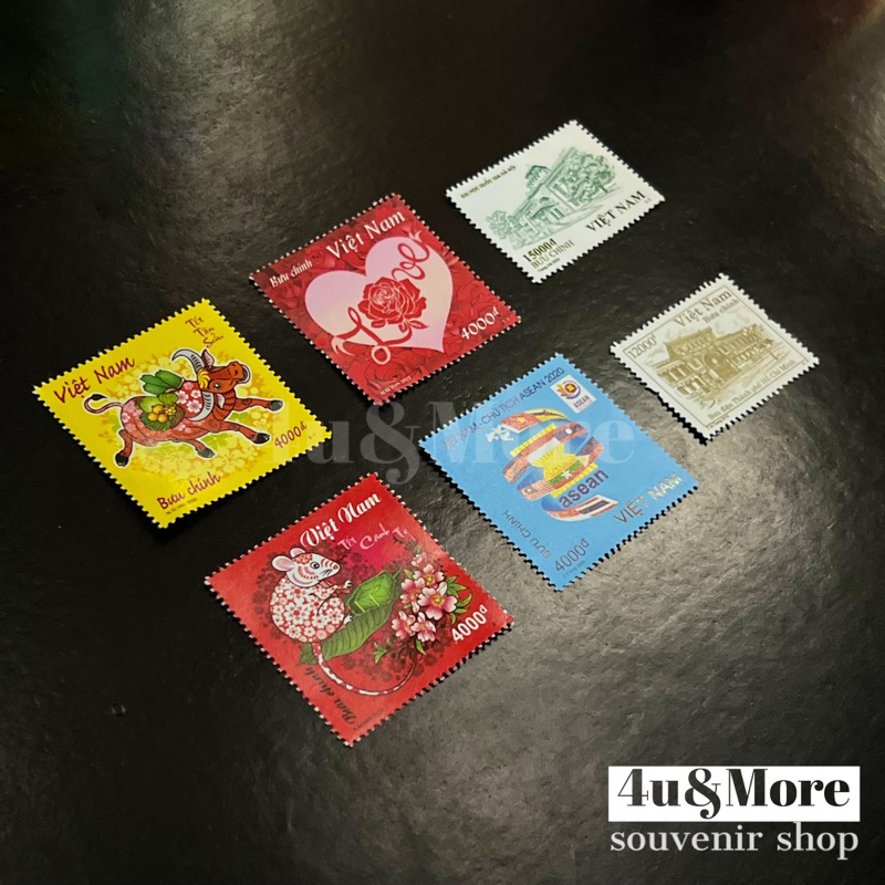 Tem thư Bưu Chính Việt Nam gửi thư từ mệnh giá 12k, 15k gửi bưu thiếp, sưu tầm