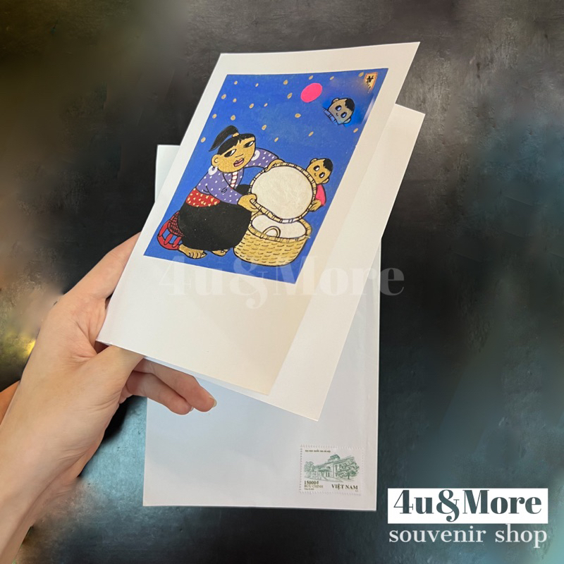 Tem thư Bưu Chính Việt Nam gửi thư từ mệnh giá 12k, 15k gửi bưu thiếp, sưu tầm