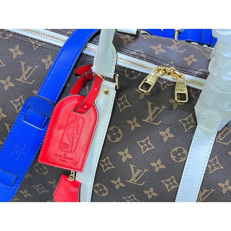- Túi Du Lịch L.V x NBA Keepall 55 Monograms Cao Cấp - Túi Trống L.V x NBA